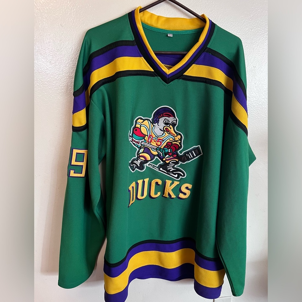 The Mighty Ducks Hockey Jersey Size XXXL #99 Adam Banks